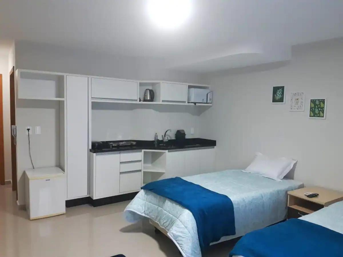 Flat Estudio 101 No Centro De Jaragua Do Sul Jaraguá do Sul Buitenkant foto
